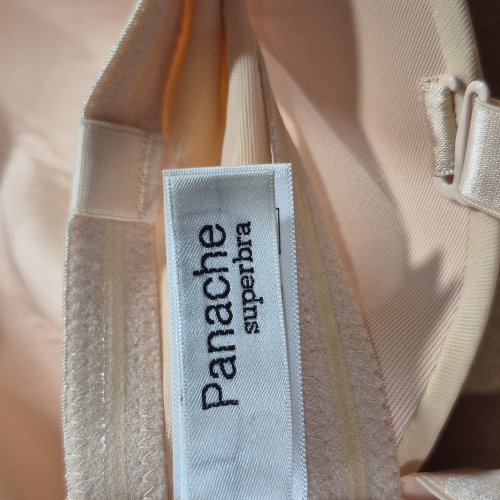 36D Panache SuperBra 3370 Porcelain Moulded‎ Strapless Underwire Bra Nude - Picture 5 of 6